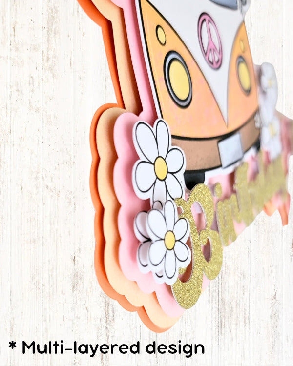 Groovy Van Cake Topper