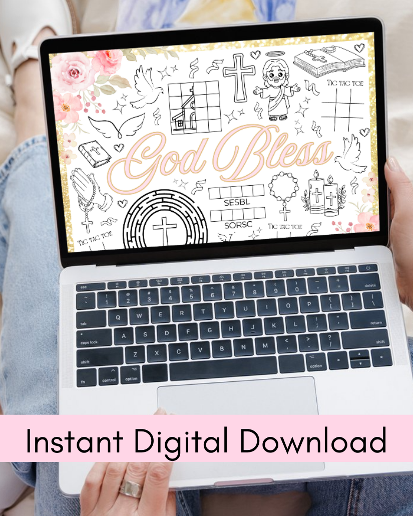 God Bless Activity Page - Digital Download