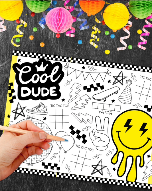 Cool Dude Activity Page - Digital Download