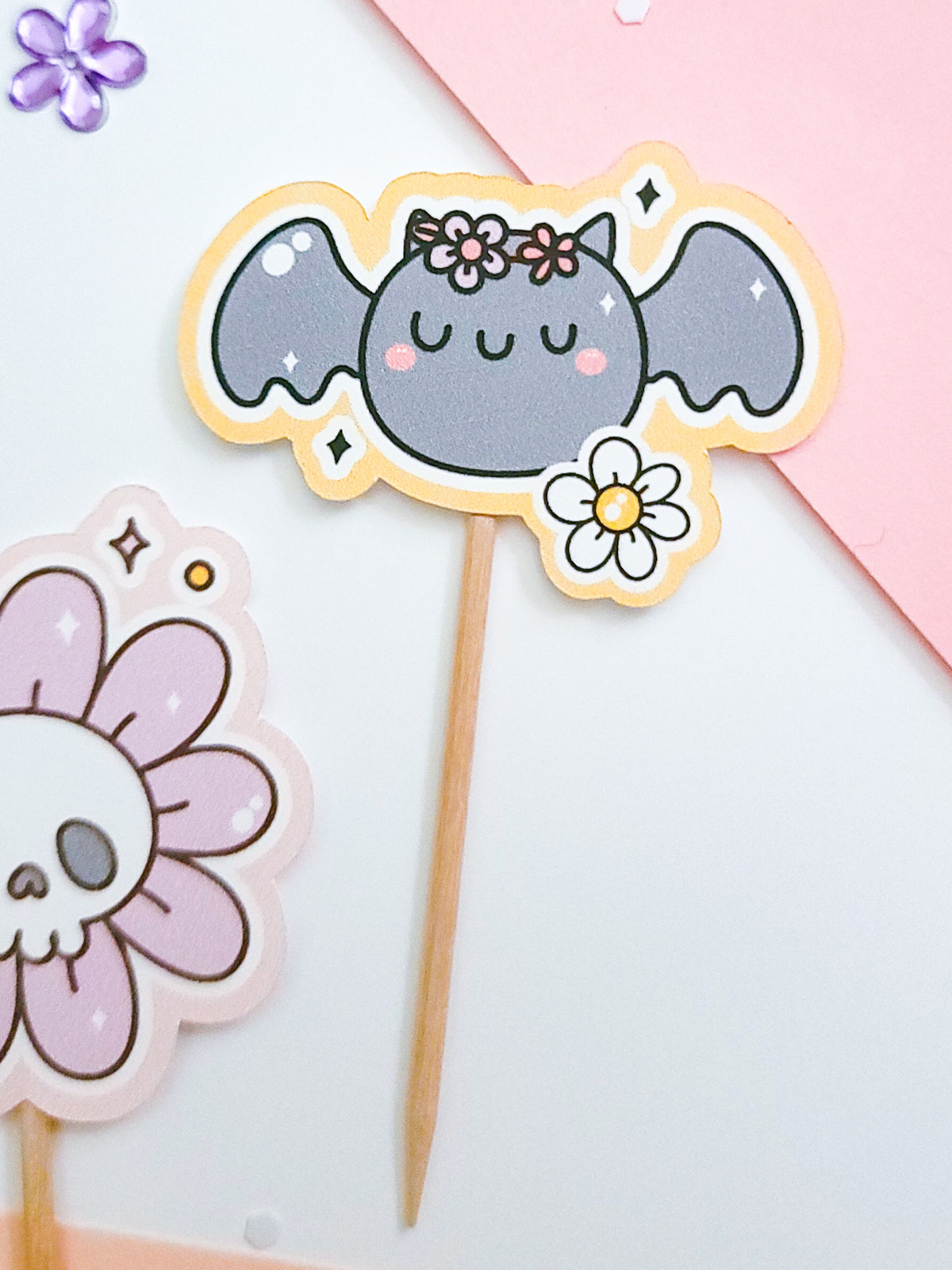 Groovy Halloween Cupcake Toppers