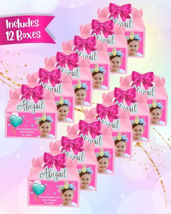 Custom Favor Boxes (12pcs.)