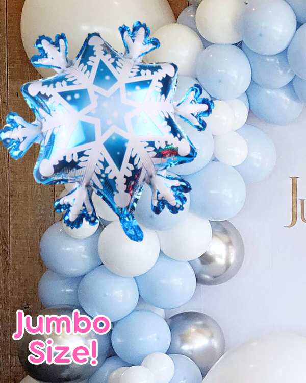 Jumbo Snowflake Balloon 30"
