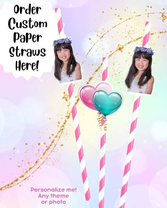 Custom Paper Straws (12pcs.)