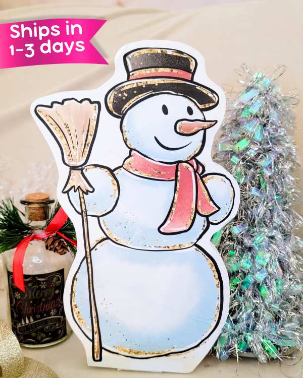 Snowman Tabletop Prop 10"