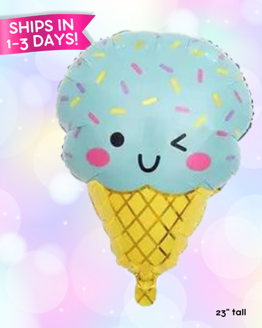 Ice Cream Foil Balloon