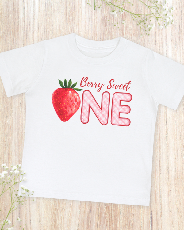 'Berry Sweet One' Baby Birthday Shirt