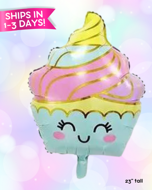 Cupcake Foil Balloon