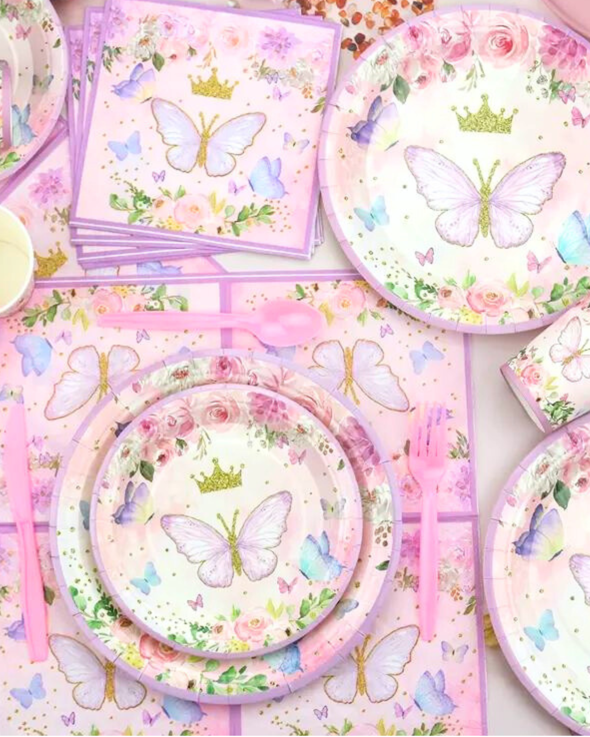 Butterfly 7" Cake Plates