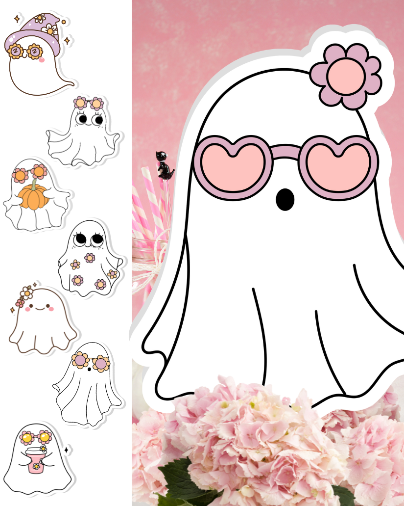 Groovy Ghosts Party Props