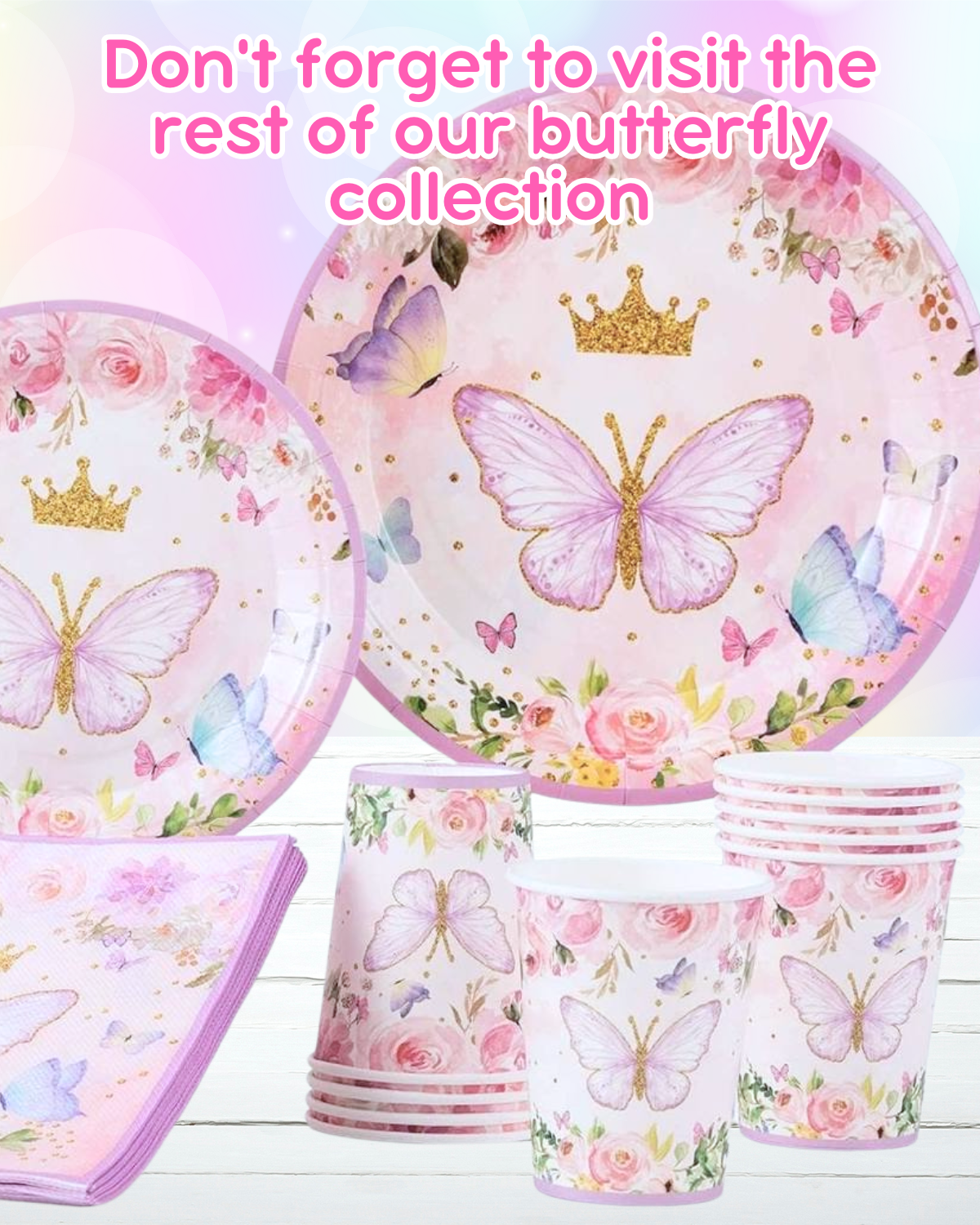 Butterfly Paper Cups