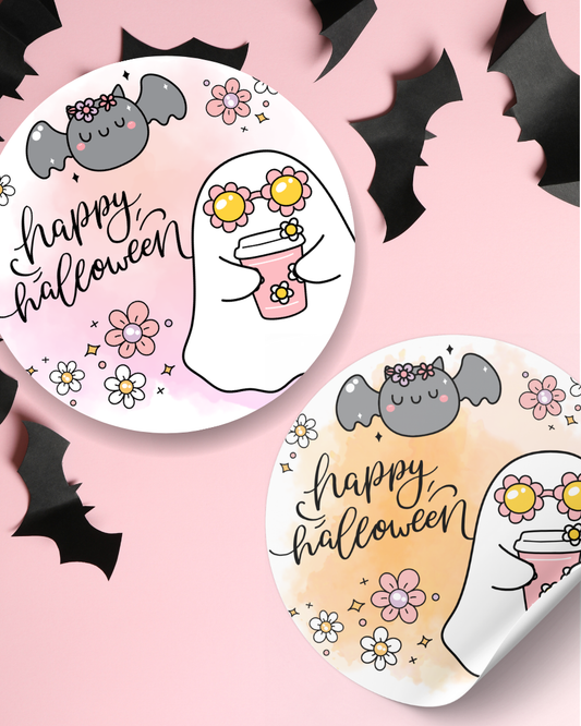 Groovy Ghost Stickers
