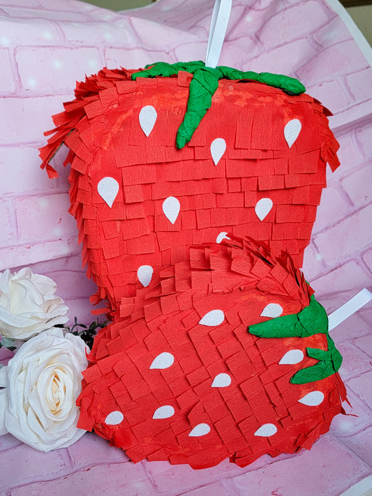 Red Strawberry Piñata