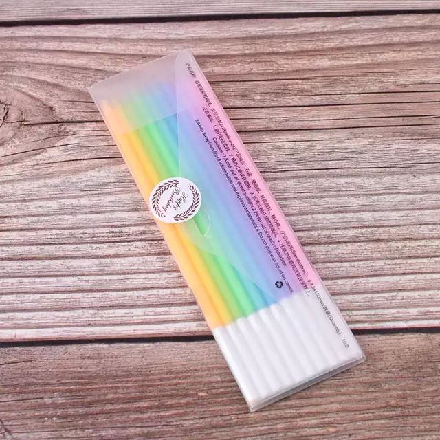 Rainbow Birthday Candles