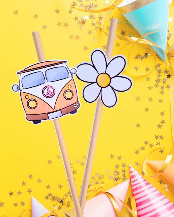 Groovy Paper Straws (12pcs.)