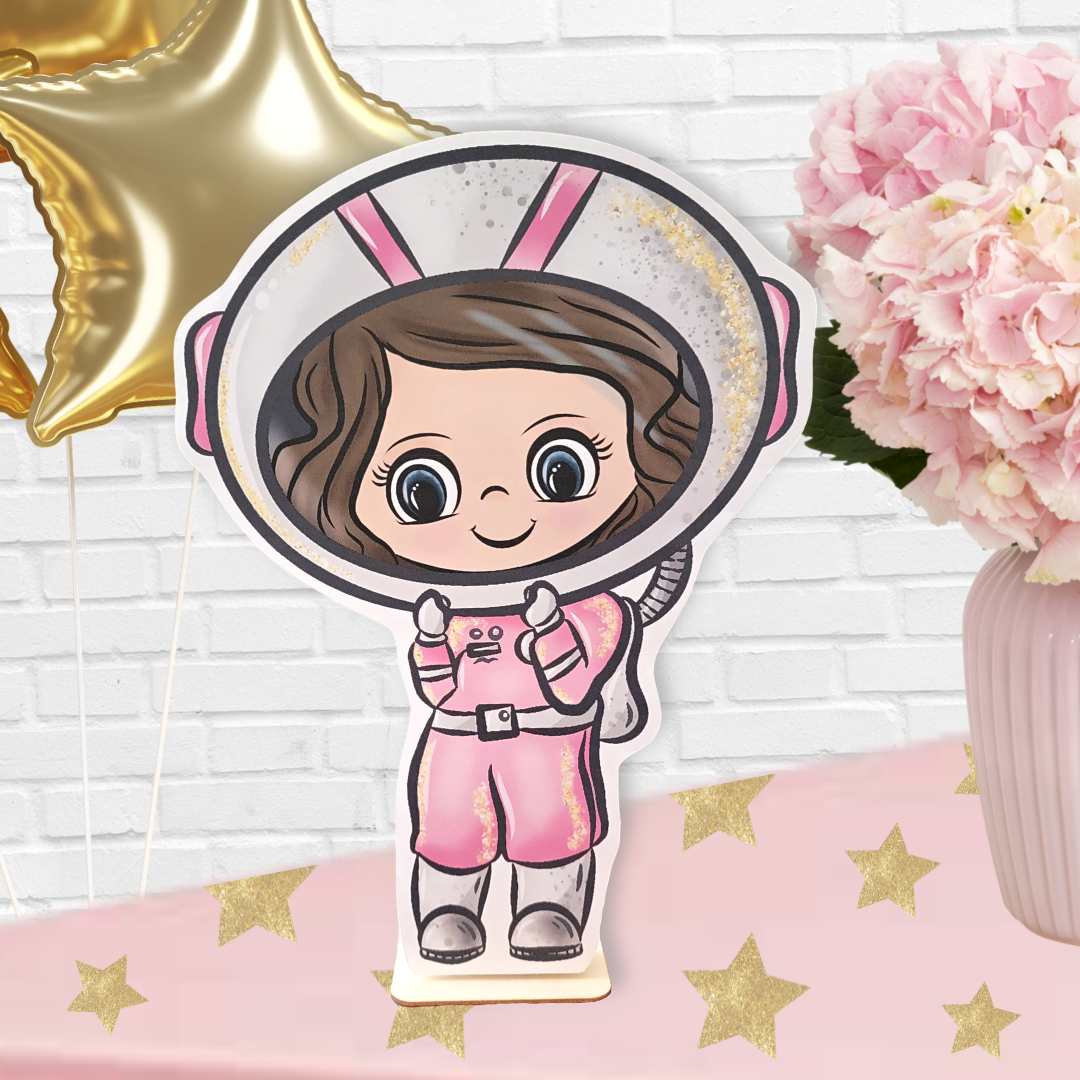 Girl Astronaut Tabletop Prop